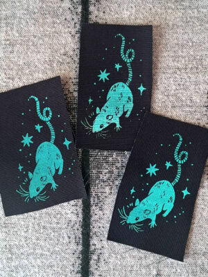 Rat Patch - Teal/Green